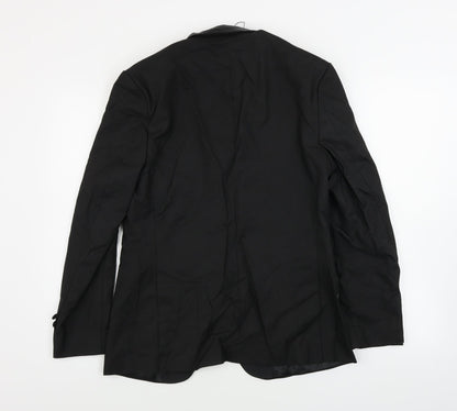 Mens UK Size 38 Marks and Spencer Regular Black Suit Jacket