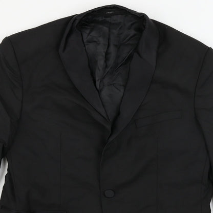 Mens UK Size 38 Marks and Spencer Regular Black Suit Jacket