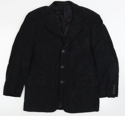 Mens UK Size 40 Marks and Spencer Regular Black Suit Jacket