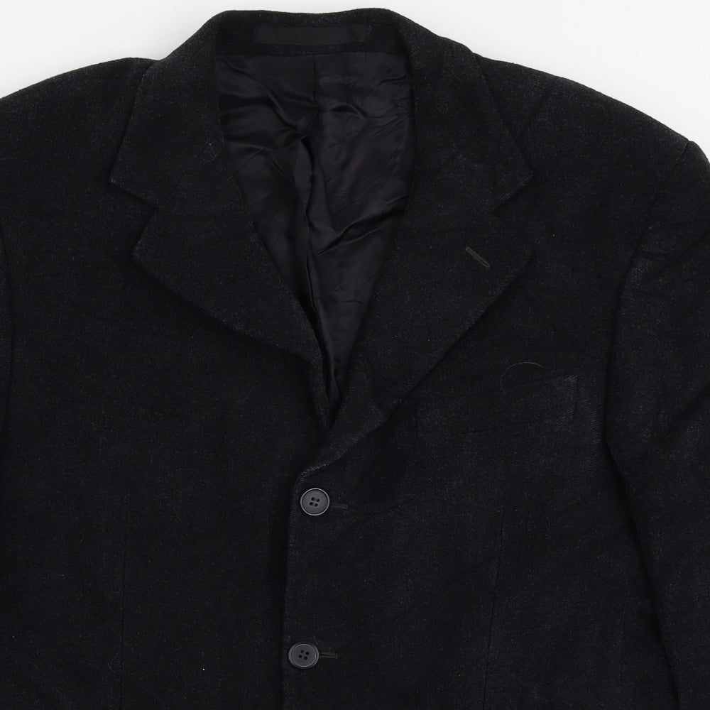 Mens UK Size 40 Marks and Spencer Regular Black Suit Jacket