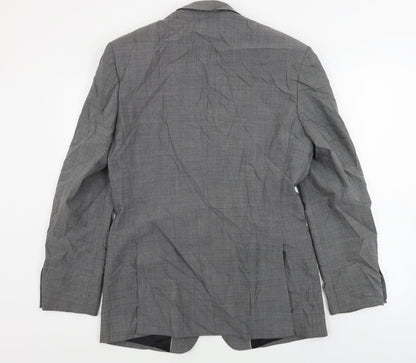 Mens UK Size 38 Jack reid Regular Grey Suit Jacket
