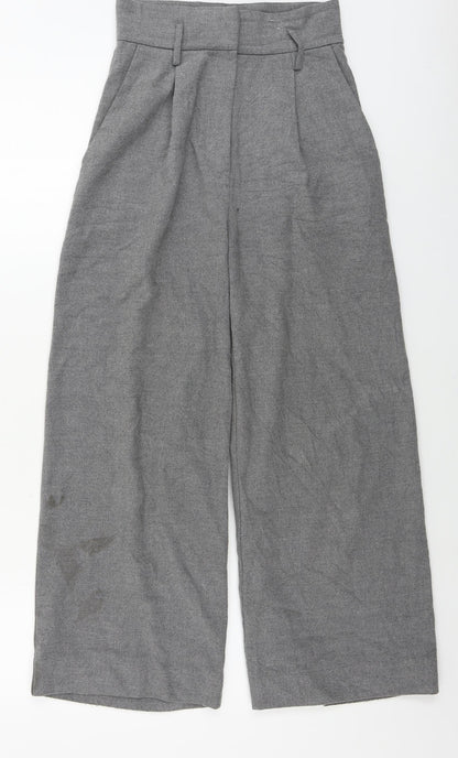Womens UK Size 26 in H&M Regular Fit  Grey Trousers