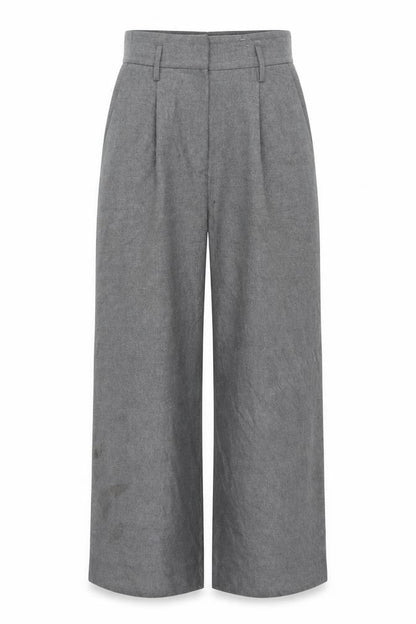 Womens UK Size 26 in H&M Regular Fit  Grey Trousers