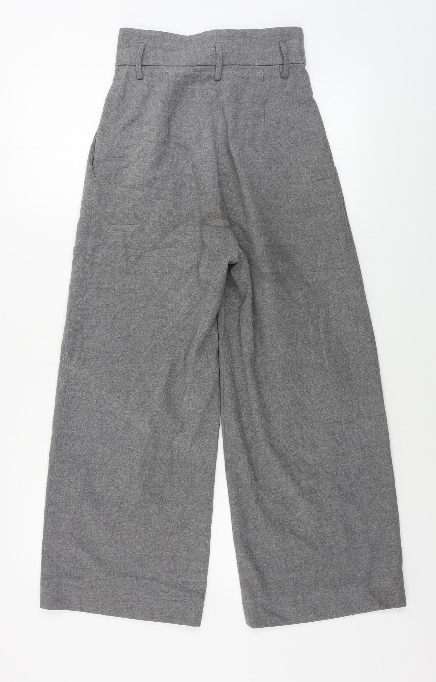 Womens UK Size 26 in H&M Regular Fit  Grey Trousers