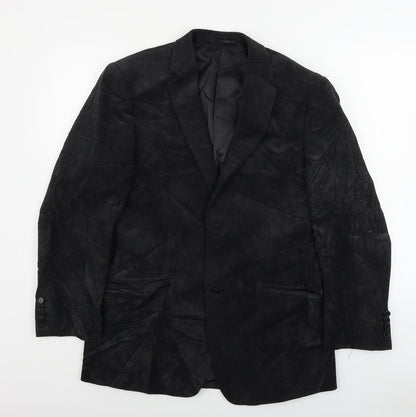 Mens UK Size 40 Preworn Regular Black Suit Jacket