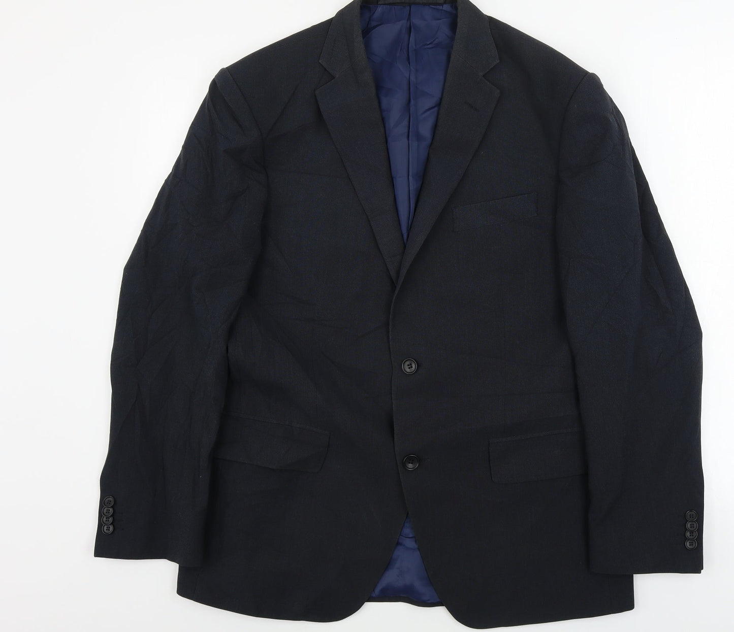 Mens UK Size 40 Marks and Spencer Regular Blue Suit Jacket