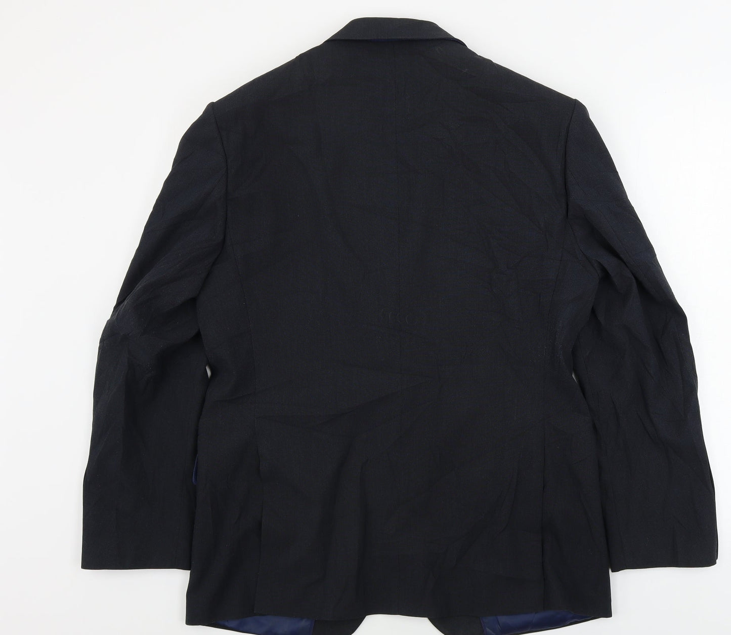Mens UK Size 40 Marks and Spencer Regular Blue Suit Jacket