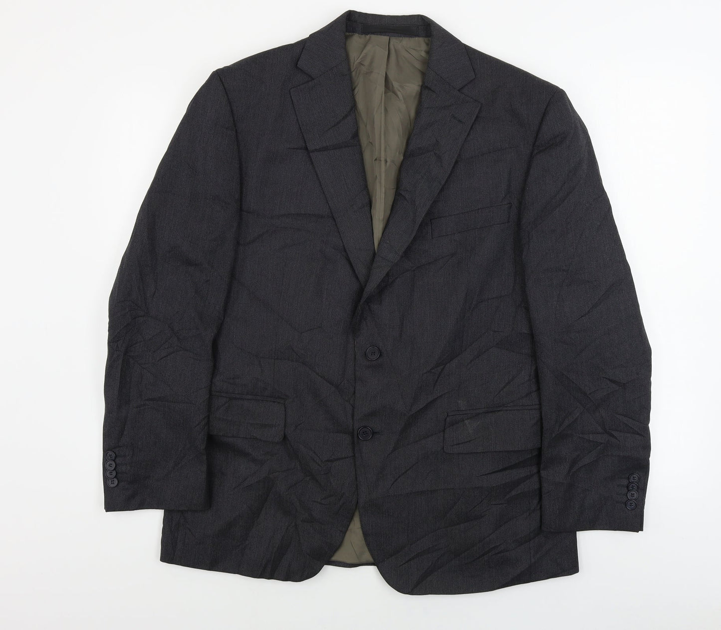 Mens UK Size 40 Marks and Spencer Regular Grey Suit Jacket