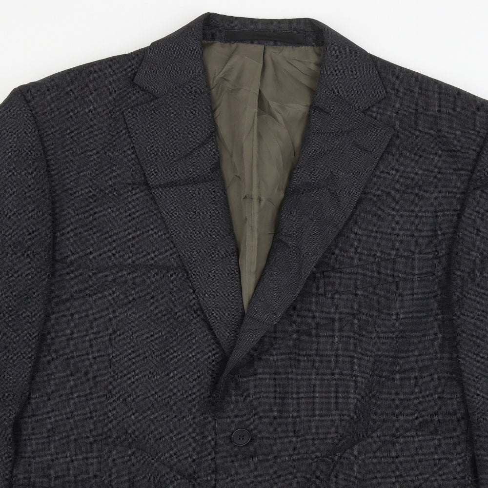 Mens UK Size 40 Marks and Spencer Regular Grey Suit Jacket