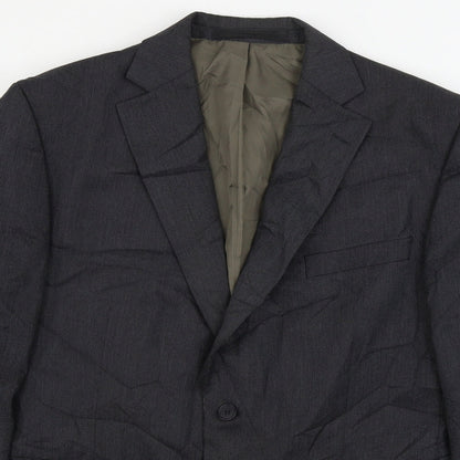 Mens UK Size 40 Marks and Spencer Regular Grey Suit Jacket