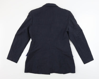 Dunes Store  Womens Blue   Jacket Blazer Size 12