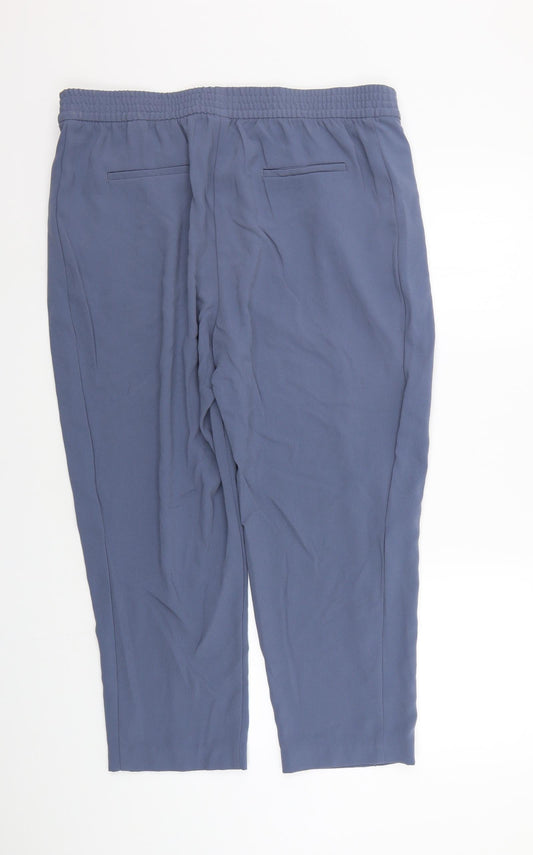 Marks and Spencer Mens Blue   Trousers  Size 18 L26 in