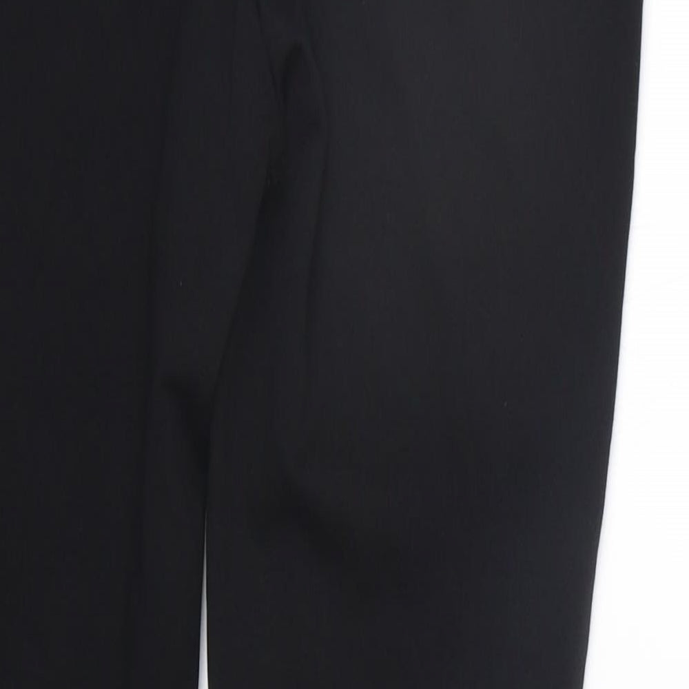 TU Womens Black   Trousers  Size 12 L22 in - Elasticated Waist