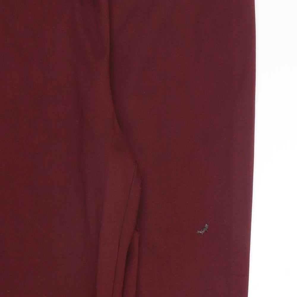Studio Womens Red   Trousers  Size 18 L25 in