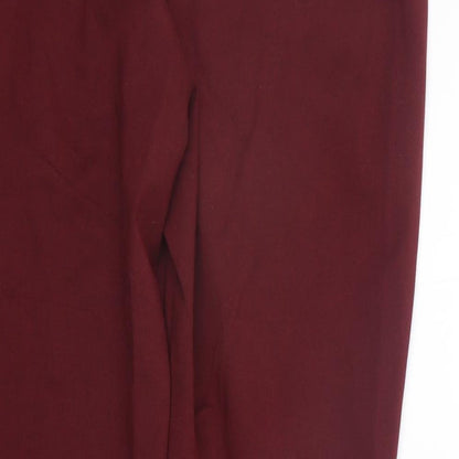 Studio Womens Red   Trousers  Size 18 L25 in