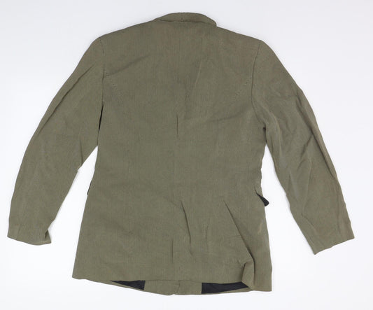 Betty Barclay Womens Yellow Geometric  Jacket Suit Jacket Size 10