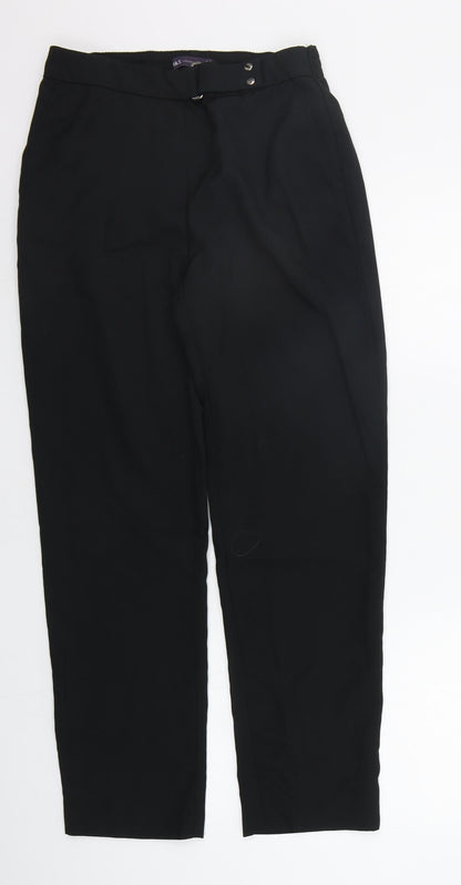 Womens UK Size 8 Marks and Spencer Regular Fit  Black Trousers