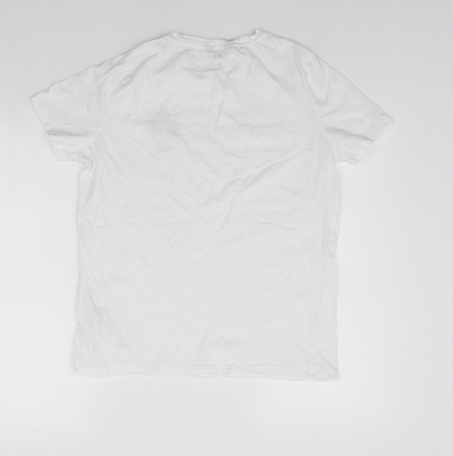 Womens UK Size 12 New Look White Basic Polo