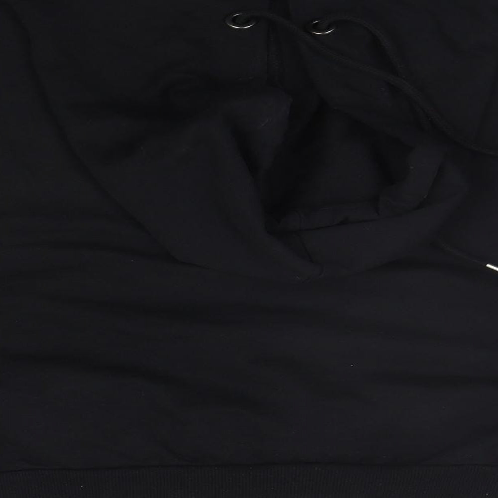 Select Womens Black   Henley Hoodie Size 10