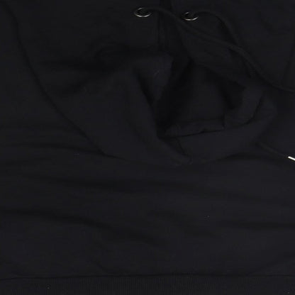 Select Womens Black   Henley Hoodie Size 10