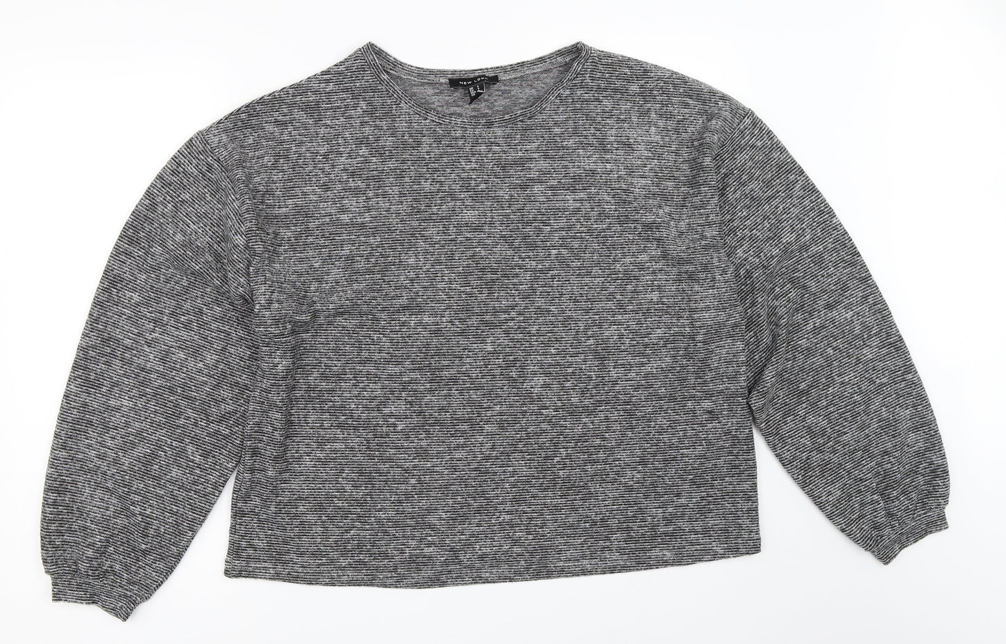Womens UK Size L New Look Grey Pullover Jumper