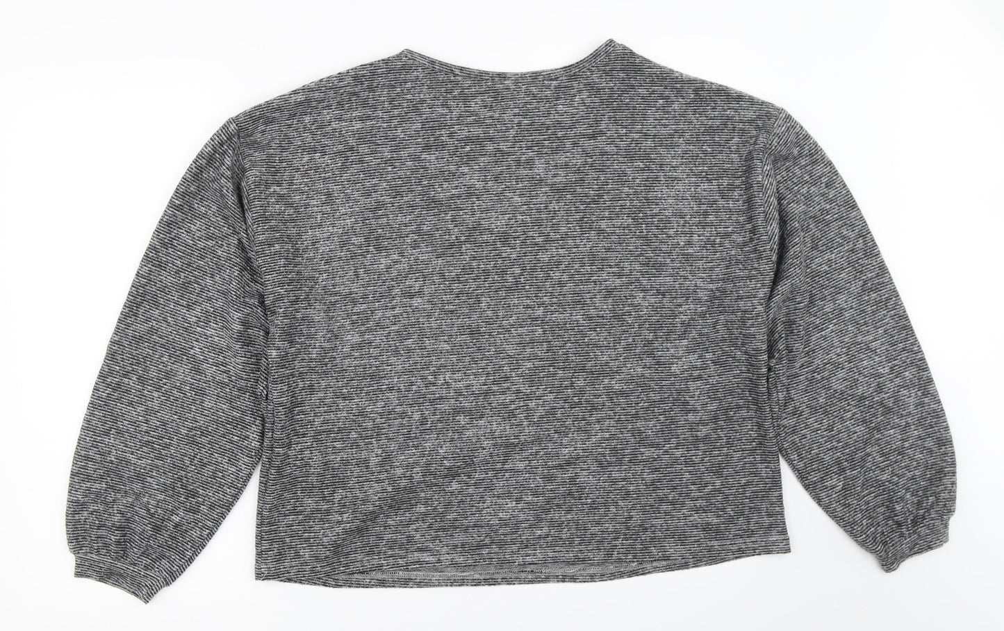 Womens UK Size L New Look Grey Pullover Jumper