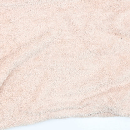 H&M Womens Pink   Henley Sweatshirt Size S