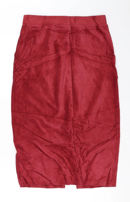 TU Womens Red   Straight & Pencil Skirt Size 10