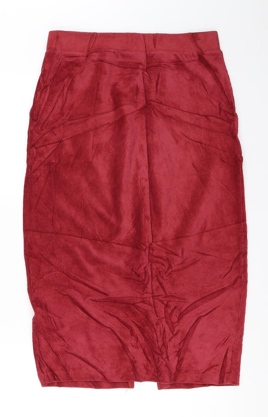 TU Womens Red   Straight & Pencil Skirt Size 10