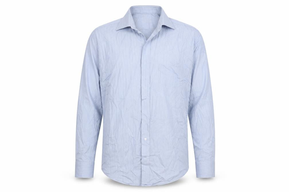 Mens UK Size 15.5 Baulmer Blue  Button-Up Long Sleeve Casual Shirt