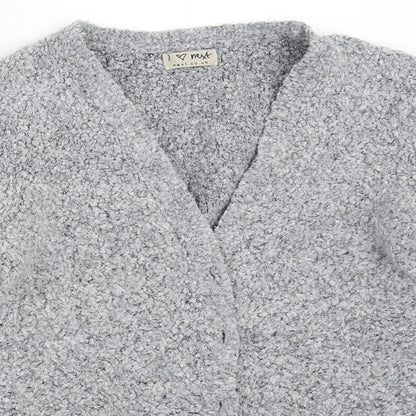 NEXT Girls Grey   Cardigan Jumper Size 8 Years