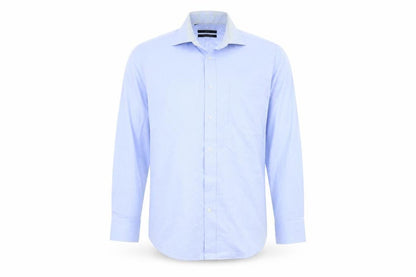 Mens UK Size 15.5 NEXT Blue  Button-Up Long Sleeve Casual Shirt