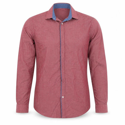 Cedarwood State Mens Red Button-Up Size 15.5