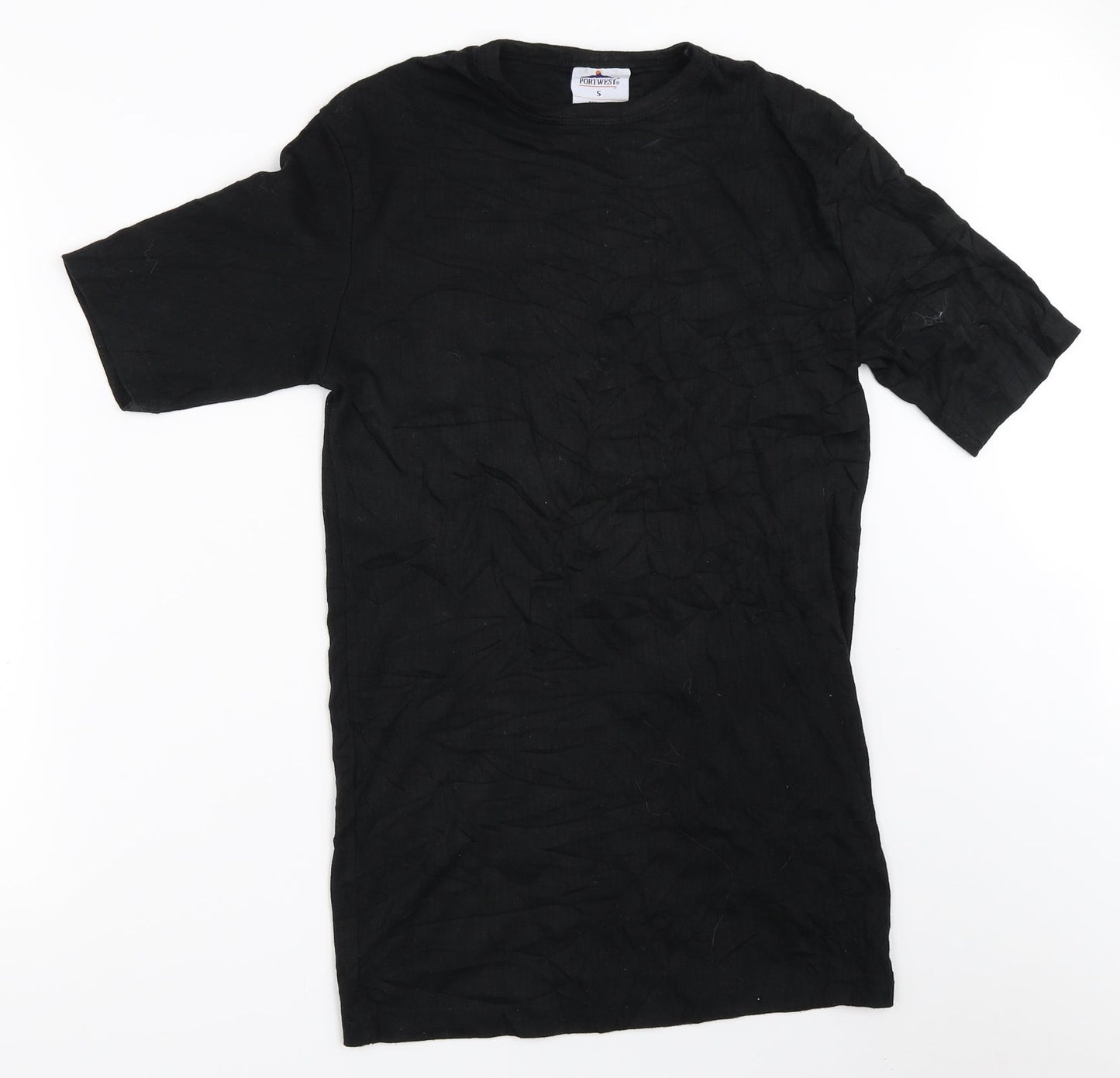 Portwest Mens Black    T-Shirt Size S