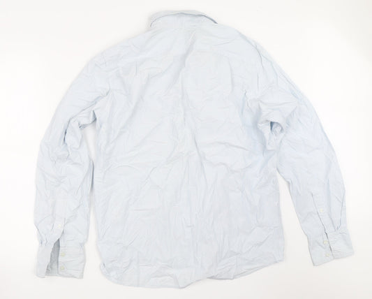 H&M Mens Blue    Button-Up Size M