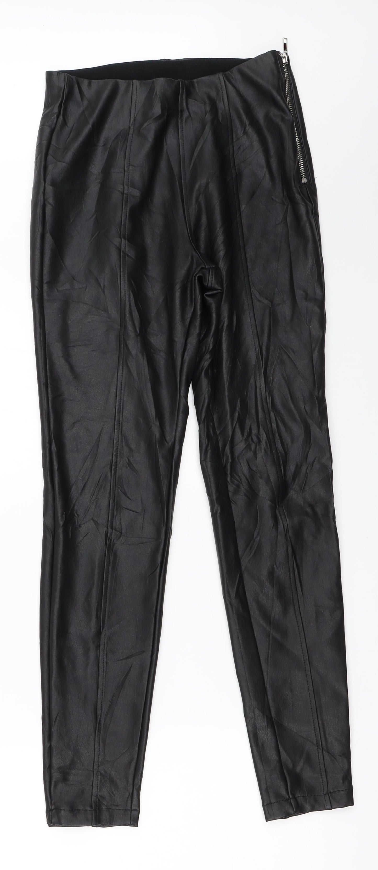 New Look Womens Black   Capri Trousers Size 10 L28 in