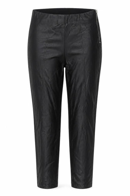 Womens UK Size 10 New Look Regular Fit Capri Black Trousers