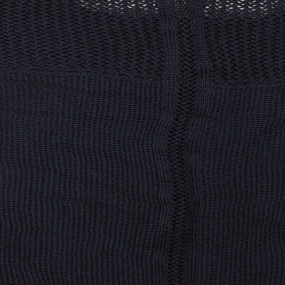 Autograph Womens Blue  Knit Basic T-Shirt Size 10