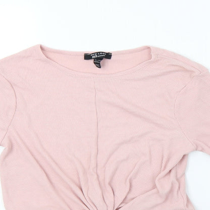 newlook Girls Pink  Knit Pullover Sweatshirt Size 14-15 Years  - cropped