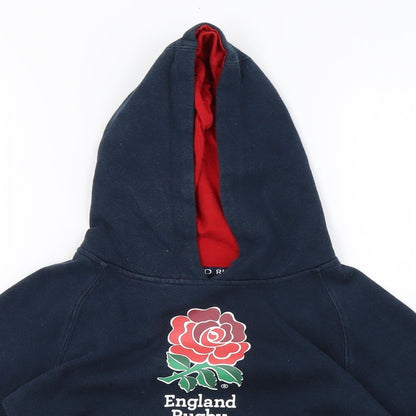 Preworn Boys Blue   Pullover Hoodie Size 5-6 Years
