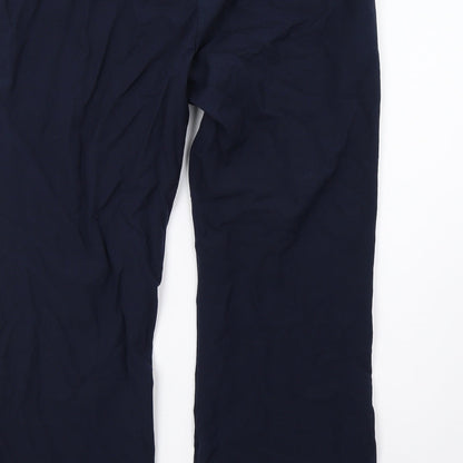 elite Womens Blue   Trousers  Size 16 L26 in