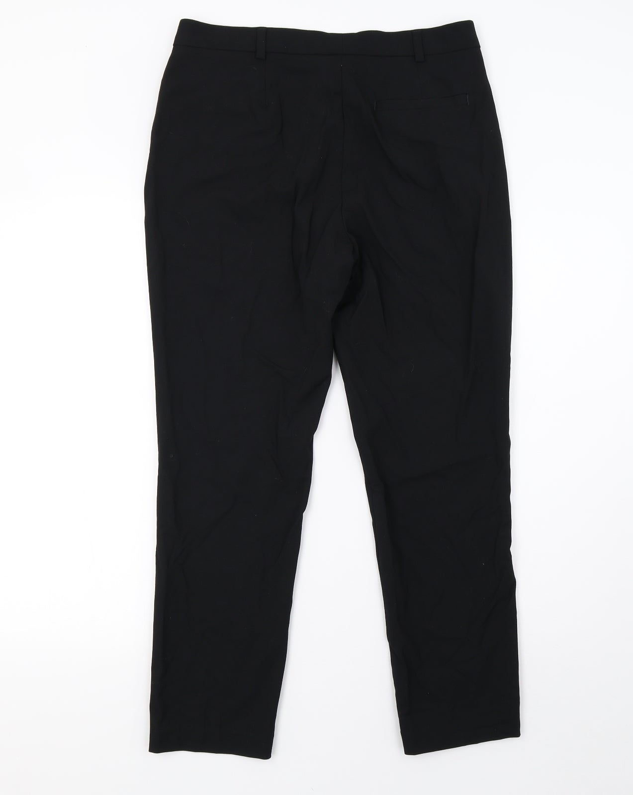 Womens UK Size 12 Marks and Spencer Regular Fit  Black Trousers