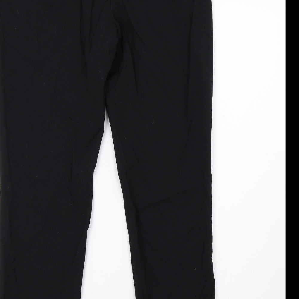 Womens UK Size 12 Marks and Spencer Regular Fit  Black Trousers