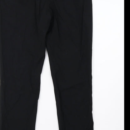 Womens UK Size 12 Marks and Spencer Regular Fit  Black Trousers
