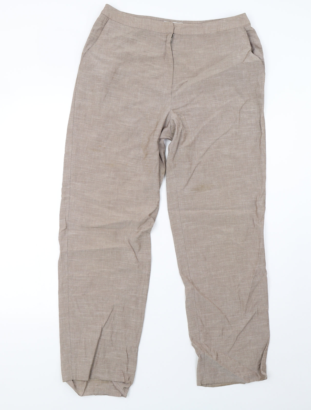 Womens UK Size 14 Precis Regular Fit  Brown Trousers