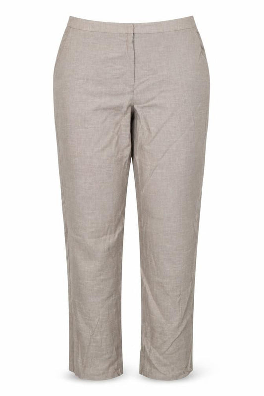 Womens UK Size 14 Precis Regular Fit  Brown Trousers