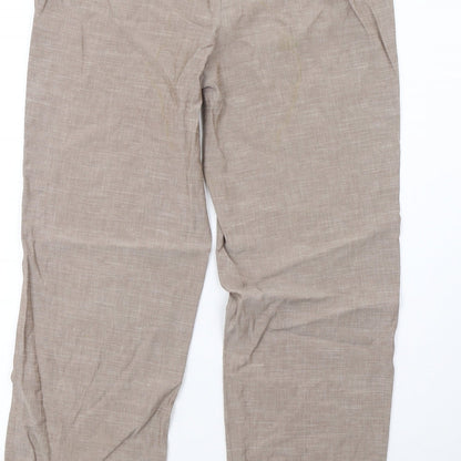 Womens UK Size 14 Precis Regular Fit  Brown Trousers