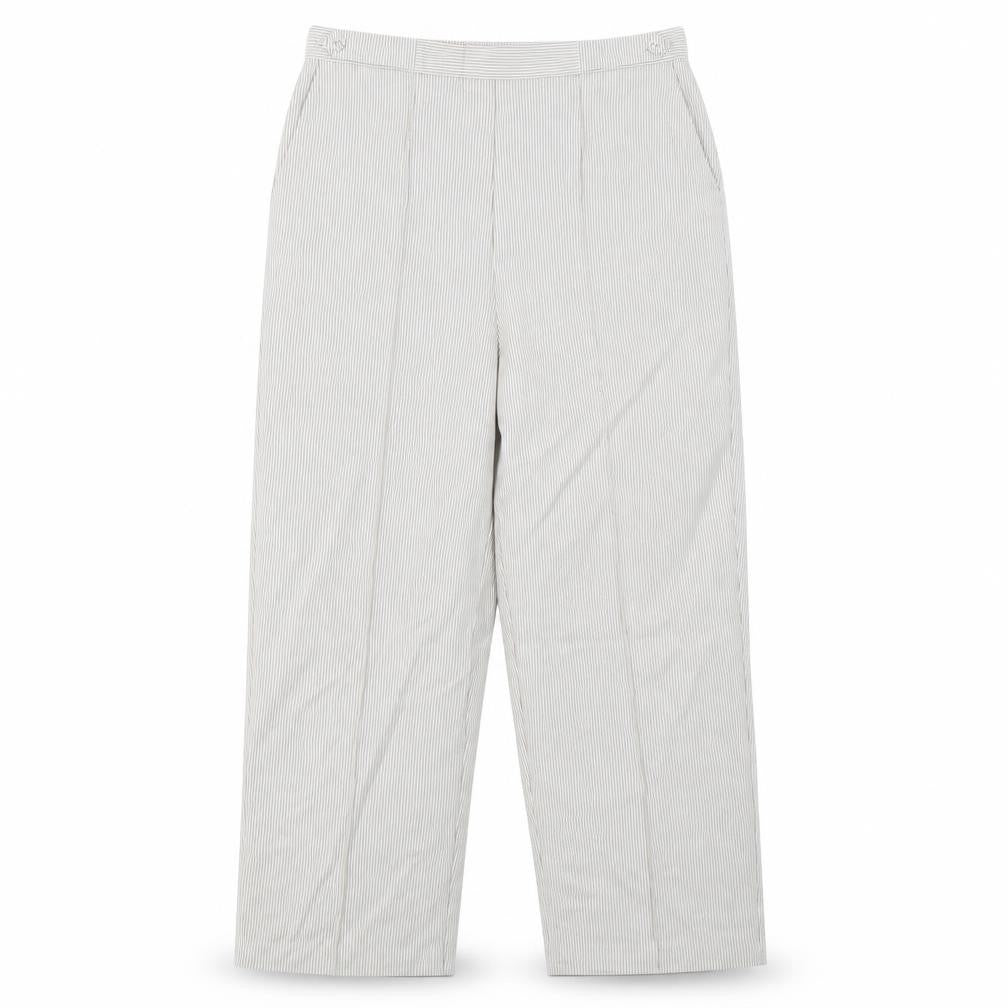 Bonmarché Womens Beige Striped Trousers Size 14 L27 in