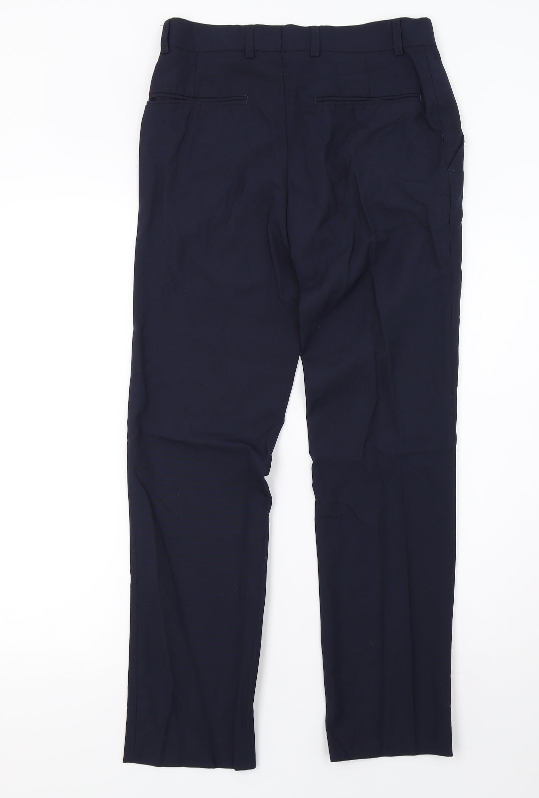 Mens UK Size 28 Topman Regular Fit  Blue Trousers