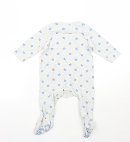 Mothercare Baby Grey Geometric  Babygrow One-Piece Size 9-12 Months